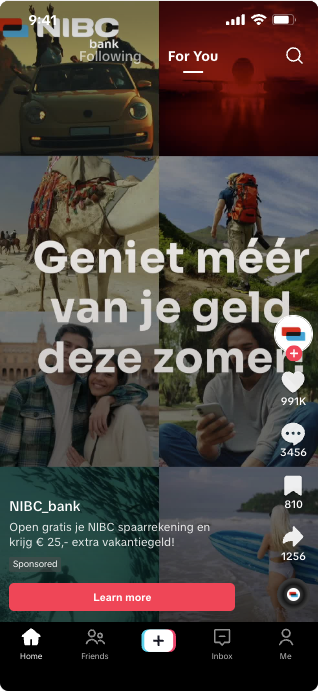 NIBC tiktok ad